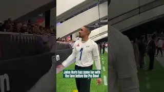 Making core memories with Jalen Hurts #shorts