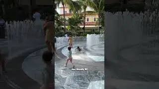 Epic Bubble Blast at City Place Water Pavilion | West Palm Beach, Florida!