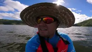 Kayaking at Cressbrook Dam, QLD