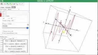 Graph Space Curves Given as a Vector Function Using 3D Calc Plotter