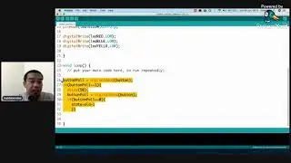 Arduino Tutorial IDE: Controlling LED one Pushbutton | switch case to default | Latching method