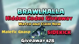 🎁🤑 Brawlhalla NEW🚨🚨 GIVEAWAY Code 🤑🧐🎁🎁🎁 Malefic Grasp Sidekick
