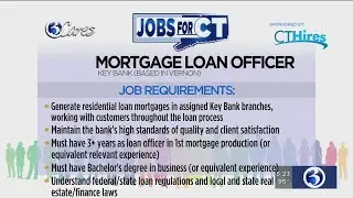 VIDEO: Jobs for CT: Key Bank mortgage loan officer