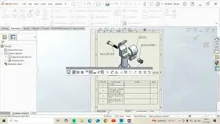 Solidworks Teknik Resim Eğitim Videoları Montaj Teknik Resmi Örnek Çalışma (21. Ders) #teknikresim