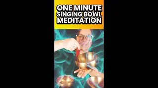 Today's One Minute Sound Meditation | Tibetan Singing Bowl | Healing Sound | Calm | Soothe #shorts