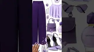 #cute purple colour outfits for college and office #trending #viral #purpleoutfits  #girl#purpletop