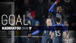 WNT vs. France: Kadidiatou Diani First Goal - Jan. 19, 2019