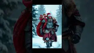 Santa claus the Warrior of Winter lol #Santa TheWarrior #Christmas2024 #Santa #Holiday #Merrycrismis