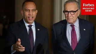 BREAKING: Hakeem Jeffries Asked Point Blank If Chuck Schumer Should Keep His Leadership Role