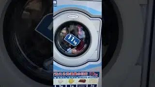 COIN LAUNDRY very satisfying spinnning sounds #shirts #asmr #trending #viral