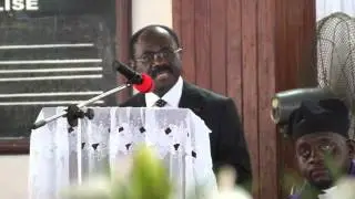 Obsèques de l'artiste JOE MBOULE: Discours du Ministre des Arts et de la Culture by Sylva EBELLE