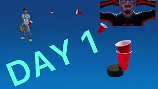 Cup Tennis TRICK SHOT!!? 🎾🥤 DAY 1