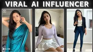 FREE AI Se Viral Influencer Videos | 1 Minute Complete Workflow 🔥
