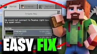 Как исправить ошибку Minecraft Realms, которая не загружается или не работает в Bedrock