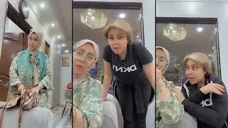 ابرار الكويتية تستفز ماما زهرة بحركاتها 😂