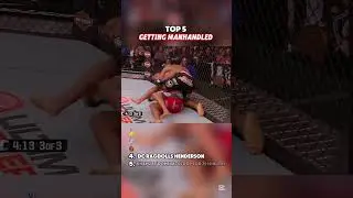 Top 5 &lsquo;Getting Manhandled&rsquo; #shorts #ufc #sports