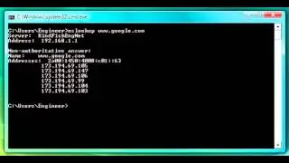 nslookup command