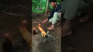 Giant Bamboo Cannon Explosion 💥