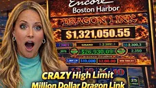 CRAZY High Limit Dragon Link 😳 Chasing the MILLION at Encore!