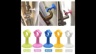 2 PC Silica Gel Door Stopper Door Holder Door Sticker Silent Door Sucked Cushion