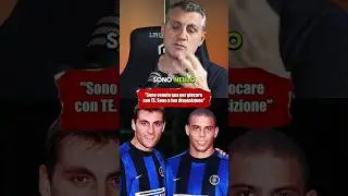 Vieri a Ronaldo: "Sono venuto qua per giocare con TE. Sono a tua disposizione"