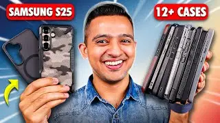Samsung Galaxy S25 Best Cases & Covers⚡️12+ Cases Tested From ₹300 to ₹3500 ! 🔥