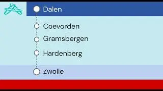 Arriva Vechtdallijnen Omroepen Emmen - Zwolle (2018)