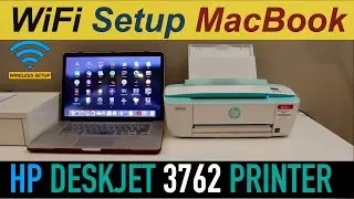 HP DeskJet 3762 WiFi Setup MacBook, Review.