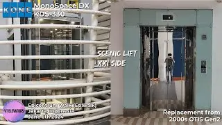 Brand New KONE MonoSpace DX Scenic Lift - Epicentrum Walk (Epiwalk), Jakarta (Cinema)