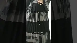 Pleated abaya #abayadesign2023 #latestabayadesigns #onlineabaya #shorts #muslimoutfits