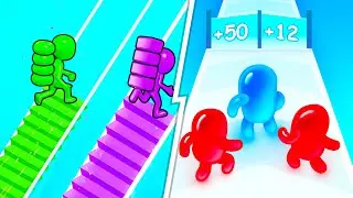 Bridge Race VS Join Blob Clash 3D 🔥 Max Level SpeedRun Gameplay (Android,iOS) NEW UPDATE Ep 768