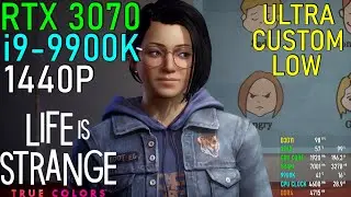 Life is Strange True Colors: RTX 3070 - 9900K 4.6GHz | ULTRA 1440P