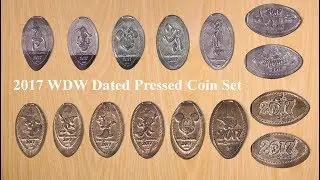 2017 WDW Dated Pressed Coins Set