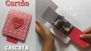CARTÃO CASCATA DIA DOS NAMORADOS ❤️
