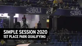 Simple Session 2020 &ndash;&nbsp;Boyd Hilder 1st Place BMX Park Qualifier
