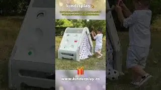 Cort de joaca Kinderplay 6 in 1, pentru copii 3 - 6 ani, ideal pentru exterior sau interior
