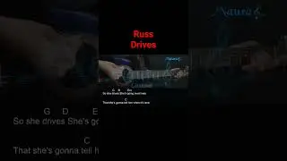 Russ - Drives Guitar Chords Lyrics #shorts