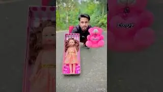 Radio Control Teddy Bear Vs Electric Barbie Doll Unboxing 🧸🔥|| #shorts