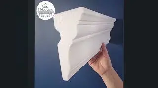 Curtain Rail Cover &ndash; Stylish & Easy Installation LK-113 Coving XPS lightweight curtain cover