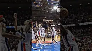 When LeBron DESTROYED the Pistons👿👑 #shorts