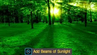Add Beams of Sunlight in Photoshop | Photoshop tutorial | Smart Maker