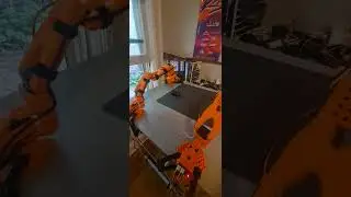 Realtime robot arm teleoperation! Reinforcement learning data collection #robotics #robot #ai