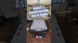 Sunday&rsquo;s Cushion Carnage: Ash vs Bobby #english8ball #8ballpool #bobbypool #english8ballpool