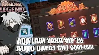 2 NEW GIFTCODE VIP 20 HONOR KONOHA LEGEND NINJA AFK MOBILE