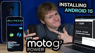 Installing Android 15 on the Moto G7 Power (Custom ROM)
