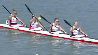K4W 500m Final A - 2017 ECA Canoe Sprint European Championships