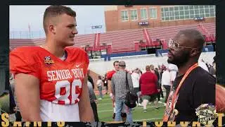 NY Jets | LSU TE Mason Taylor Senior Bowl Interview