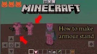 how to make armor stand in Minecraft | easy way to make iron Armor stand | total gaming technogamerz