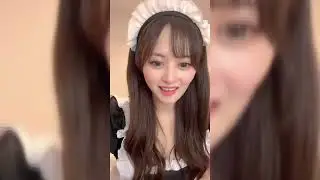 Japanese Girl Cosplaying as a Maid is So cute | Asian Girl😍 | Cosplaying A Maid
