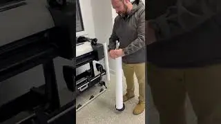 How to change paper on a Canon imagePROGRAF TM-305